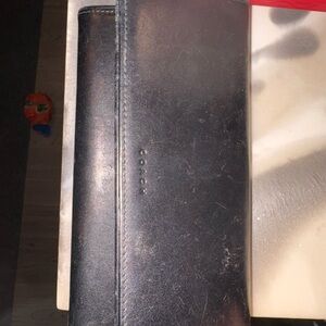 Coach Black Leather Wallet